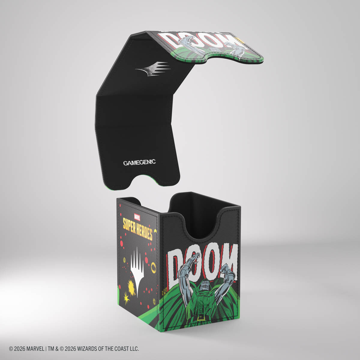 Gamegenic | Marvel Super Heroes - Doctor Doom/Spider-Man | Deckbox Squire 100+ XL