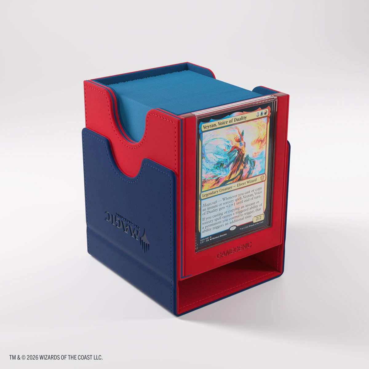 Gamegenic | Secrets of Strixhaven - Rot/Blau | Deckbox Sidekick Plus100+ XL