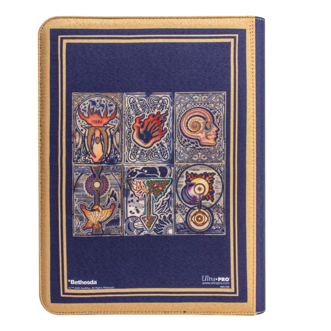 Ultra Pro | The Elder Scrolls - Mages Guild | 9-Pocket Zippered PRO-Binder