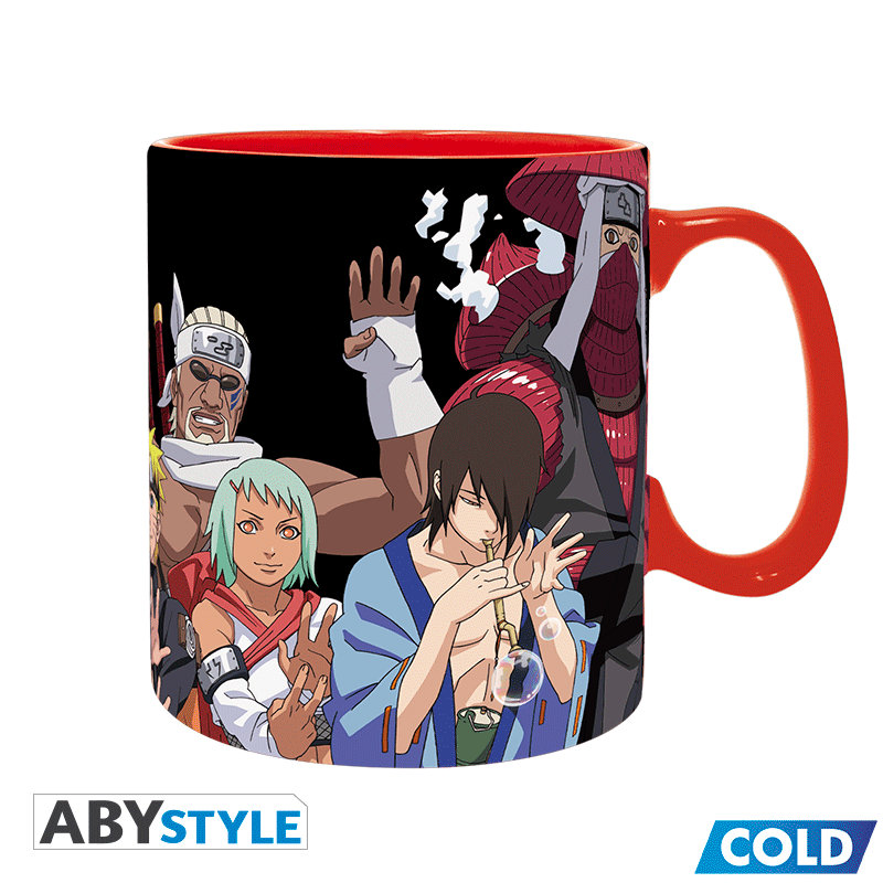 Abysse: Naruto Shippuden - Mug Heat Change 460ml - Biju & Jinchuriki