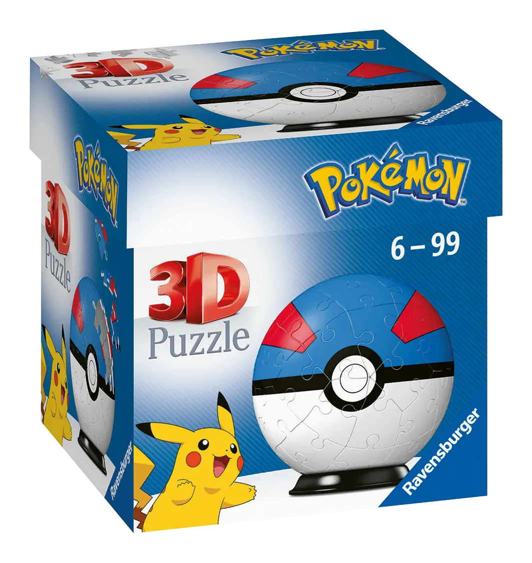 Ravensburger | Pokémon Superball-Ball | 3D Puzzle