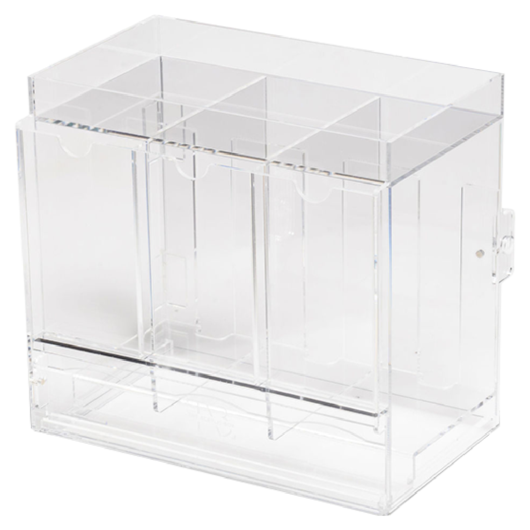 The Acrylic Box | 3-Slot Pack Dispenser | Acryl Dispenser