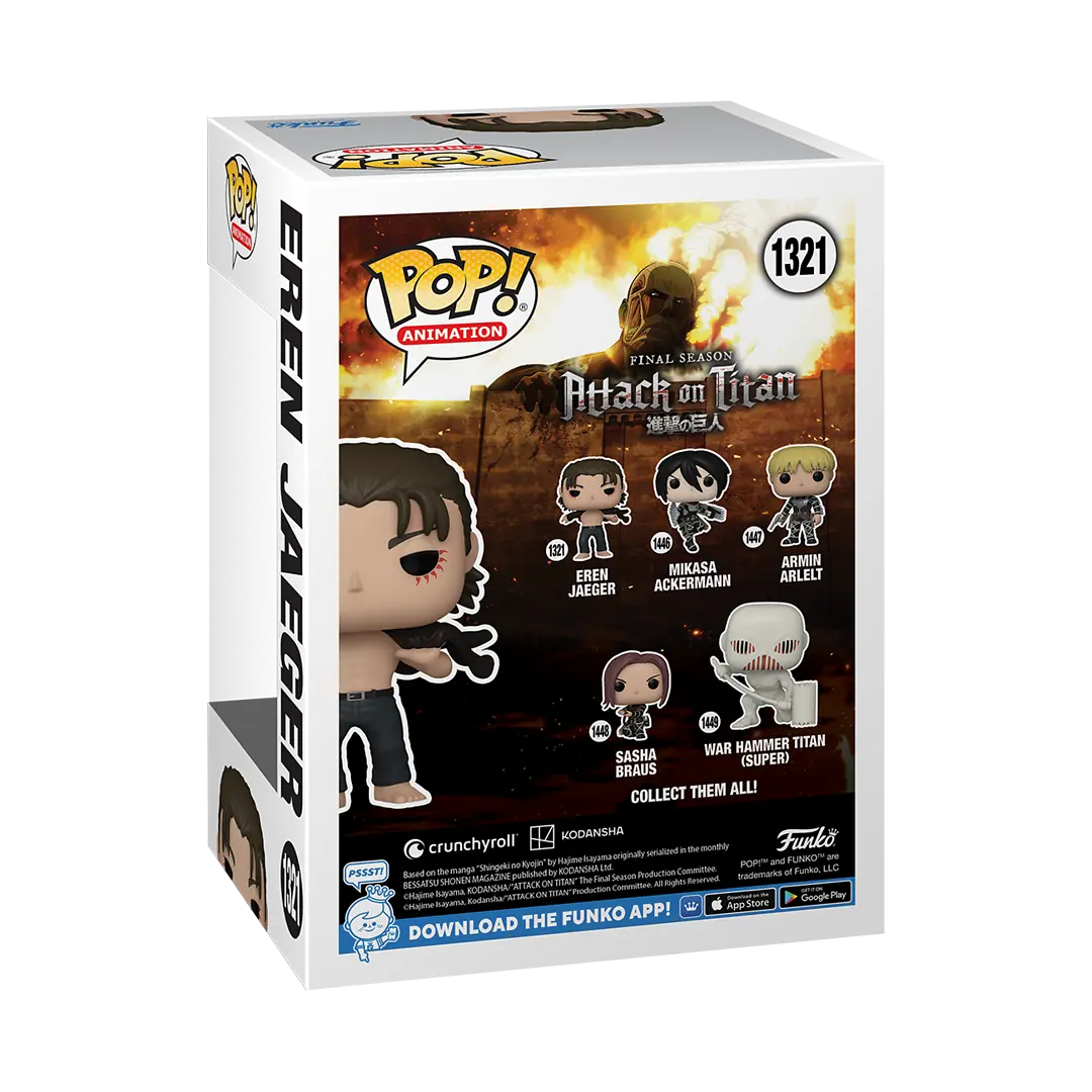 POP! Animation: Eren Jaeger - Attack On Titan