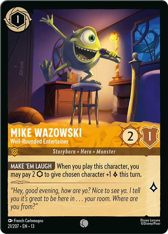 Mike Wazowski – Well-Rounded Entertainer