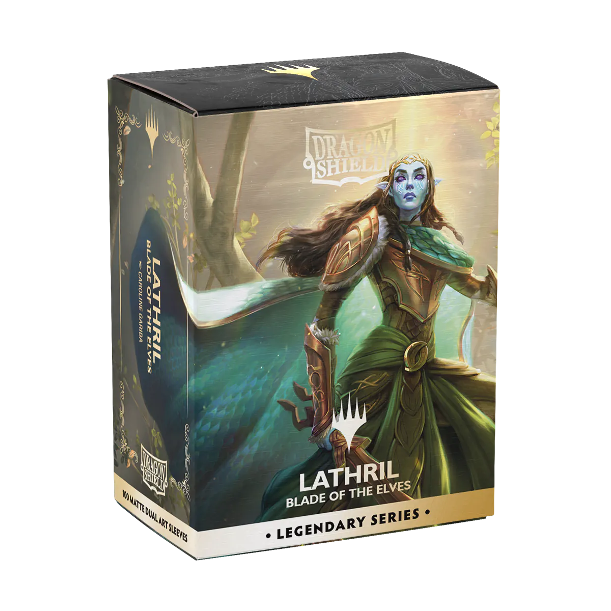 Dragon Shield | Legendary Series - Lathril, Blade of the Elves | Matte Dual Art Sleeves Standard Size